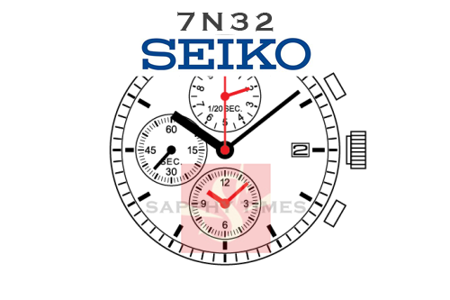 SEIKO 7N32 Date At 6 cenas $8.6/pc