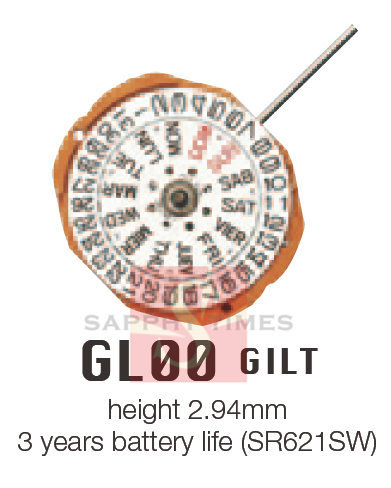 Miyota GL00 cijena USD5.3/pc